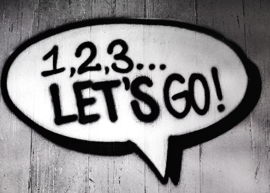 123 Let's Go Imaginary Text