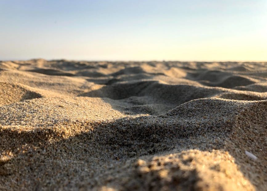 Brown Sand Under Blue Sky