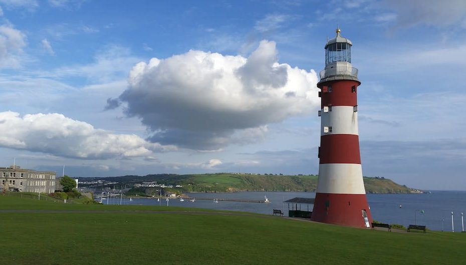 Red and White Lighthouse Tower